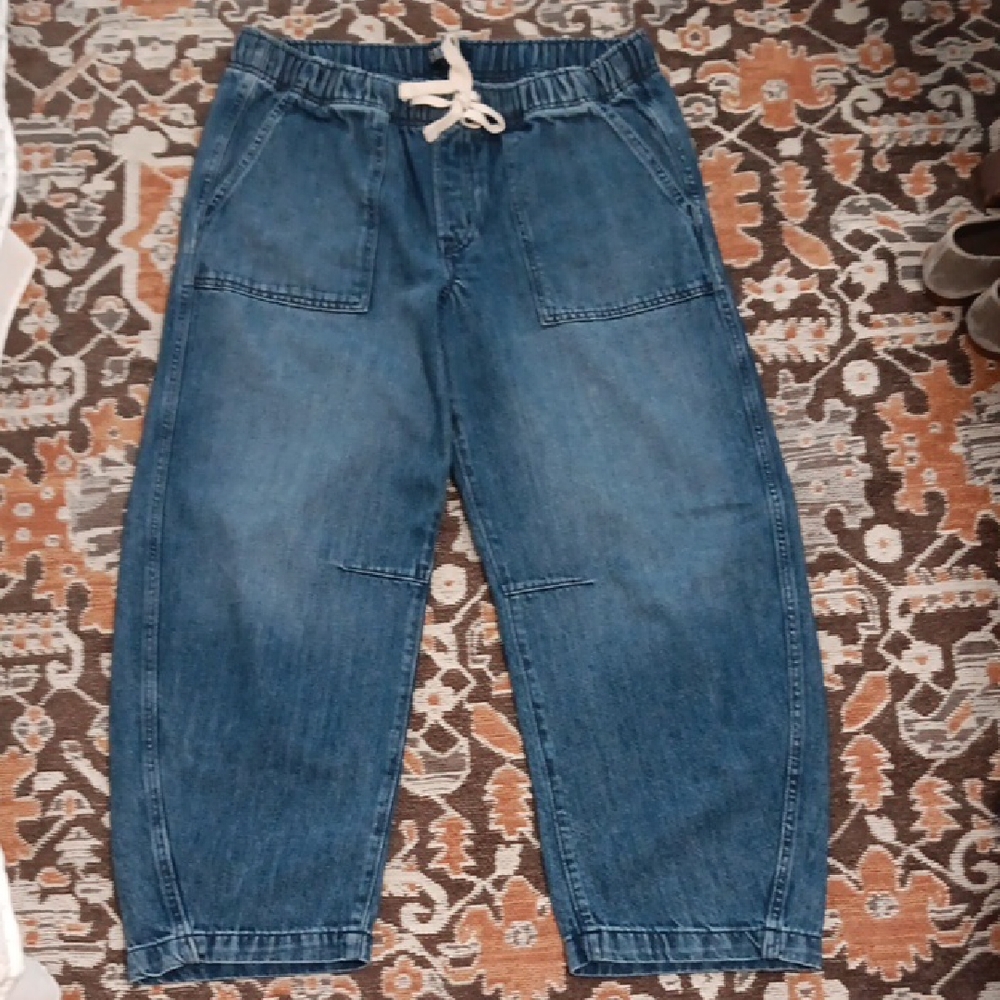 GAP Pull On Barrel Jeans